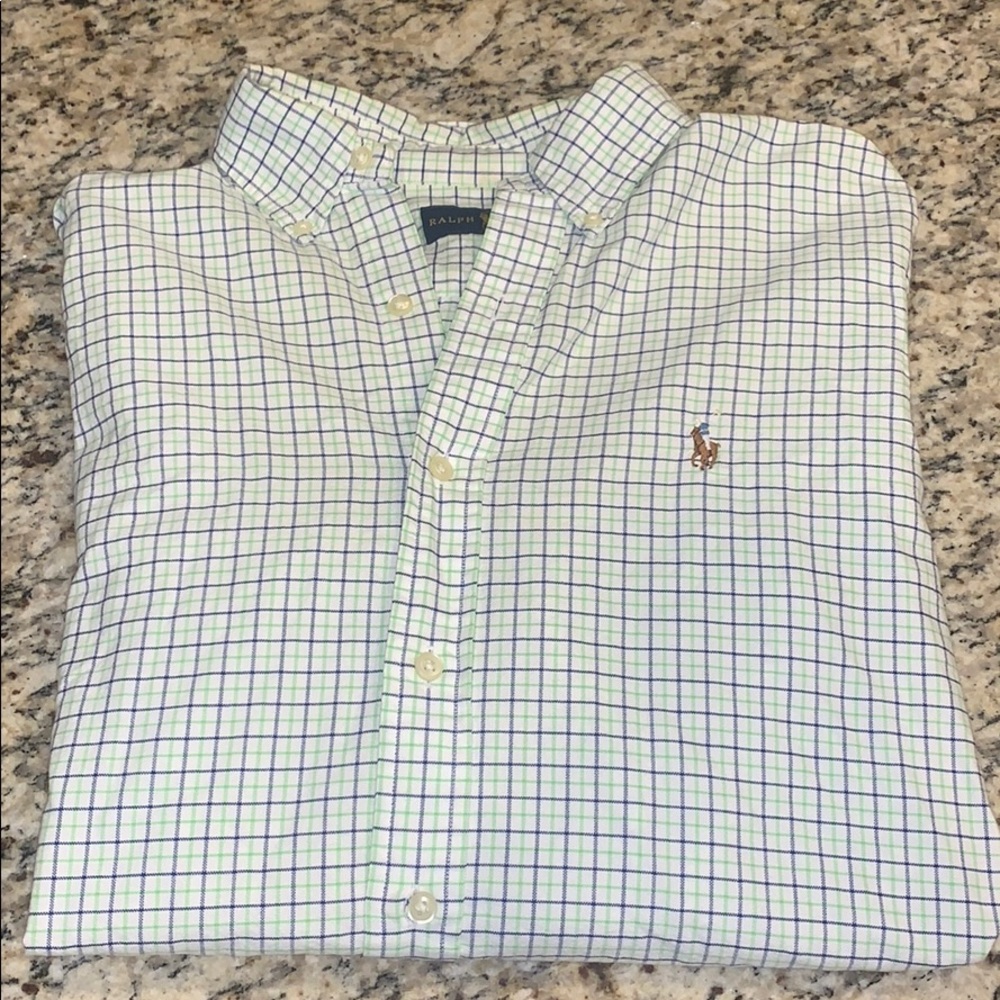 Mens Polo by Ralph Lauren Plaid Button Up Shirt